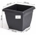 Prosperplast TERRA Blumentopf 15x15x13cm, 1,7l, antrazit DKWT15-S433