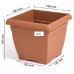 Prosperplast TERRA Blumentopf 19x19x16cm, 3,5l, antrazit DKWT19-S433