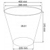 Prosperplast TUBUS BETON Effect Blumentopf 40cm, 28,5l, Terrakotta DTUB400E-R624