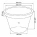 Prosperplast SUNNY Blumentopf 30cm, 8l, Terrakotta DBSU30