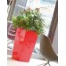 Pflanzkübel Blumenkübel eckig URBI SQUARE Blumentopf inkl. Einsatz 16L schwarz DURS225