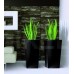 Pflanzkübel Blumenkübel eckig URBI SQUARE Blumentopf inkl. Einsatz 16L schwarz DURS225