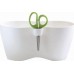 Prosperplast LIMES DUBLO Kräutertopf Übertopf m. Schere 2,5 l, graphit DLD250