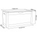 Prosperplast BOXE RATO Gartenbox Kissenbox 119x48x60cm 310L anthrazit MBM310