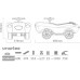 BRUMEE SMARTEE Kinderauto blau BSMART