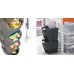 Prosperplast SORTIBOX Mülleimer Mülltrennsystem Abfalleimer Behälter 4x25l, Grau IKWB25S4