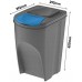 Prosperplast SORTIBOX Mülleimer Mülltrennsystem Abfalleimer Behälter 3x35l,Anthrazit IKWB3