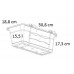 Prosperplast Camelia Blumenkasten mit Untersetzer 50,8x18,8x17,3cm limette DCM500-389U