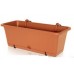 Prosperplast CAMELIA W Blumenkasten mit Untersetzer 40,2x17x14,3cm terracotta DCM400W-R624