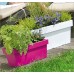 Prosperplast CUBE CASE Blumenkasten 39,2x18,2x16cm, Anthrazit DCUC400