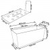 Prosperplast RATO CASE Blumenkasten+Wasserstandanzeiger 80x33x32cm antrazit DRTC800-S433