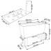 Prosperplast RATO CASE HIGH Blumenkasten+Wasserstandanzeiger 80x33x65cm DRTC800H-440U