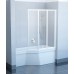 RAVAK SUPERNOVA VS3 100 weiß+transparent Badewanneschirm BeHappy dreiteilig 795P0100Z1