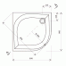 RAVAK GALAXY ELIPSO 90 EX Viertelkreisduschwannen 90x90 cm A227701310