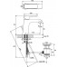 RAVAK FLAT FL 013.00 Waschbecken-Einlocharmatur mit Ablauf X070117