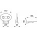 RAVAK OVO-P II-CLEAR Duschsitz B8F0000048