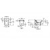 Roca Dama Stand-Bidet mit Instalationset, 7357784000
