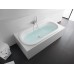 Roca Faro Badewanne Gußeisen 170 x 75 cm, 195l, weiß, antislip, 7233750000