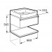 Roca Hall Unterschrank 66 x 56,5 x 33,5 cm, wenge 7856431601