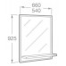 Roca Hall Spiegel mit Regal 66 x 92,5 cm, Eiche 7856443611