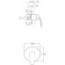 Roca M2 Einhebel-Duschbatterie, chrom 75A2268C00