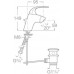 Roca M2 Bidet-Batterie mit automatischem Stöpsel, 75A6068C00