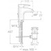 Roca Thesis Bidet-Armatur mit automatischem Spund, chrom 75A6050C00