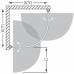 ROLTECHNIK Duschecke TR1/1000 silbern/transparent, 2012 mm 722-1000000-01-02