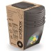 Prosperplast SORTIBOX Mülltrenner 3x25l, Grau IKWB25S3