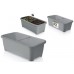 PROSPERPLAST RESPANA Planter Low 77x38,7x25,6cm, 52l, Limette ISEB770