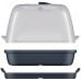 Prosperplast RESPANA TABLE GREENHOUSE Anzuchtschale 25,7x19,6x18,5cm, Anthrazit DREM260P