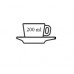 BANQUET Keramiktasse Biege-matt 200 ml Amande 20206M2892