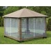 SHARKS Gartenpavillon Bormio 3 x 3 x 2,6 m SA051