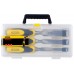 Stanley 2-16-883 DynaGrip Stechbeitel-Set, 3-teilig (12, 18, 25mm)