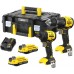 Stanley SFMCK201D2T-QW FatMax V20 Akku-Kombi-Werkzeugsatz (18V/2x2,0Ah), Pro-Stack