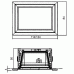 EDILKAMIN STEEL 80 Kaminbausatz für SCREEN 80, 624090