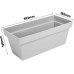 Prosperplast CUBE CASE BETON EFFECT Blumenkasten 39,2x18,2x16cm, anthrazit DCUC400E-S433