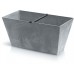 Prosperplast TUBUS CASE BETON Effect Blumenkasten 60x32,4x30cm, antracit DTUC600E