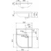 RAVAK Waschtisch BeHappy R mit Loch für Waschtischbatterie XJAP1100000