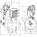 WILO HWJ 203 EM 50l selbstansaugende Hauswasseranlage 2549383